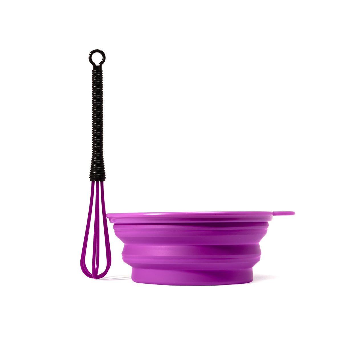Collapsible Silicone Mixing Bowl and Whisk Set for Hair Colour and Treatments - Image 4