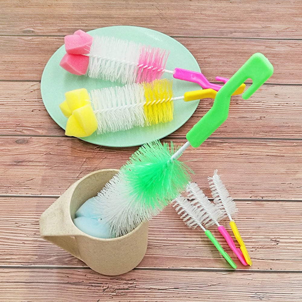 Bottle and Spout Cleaning Brush Set, 2 Pieces, Nylon Bristles, Assorted Colours - Image 6