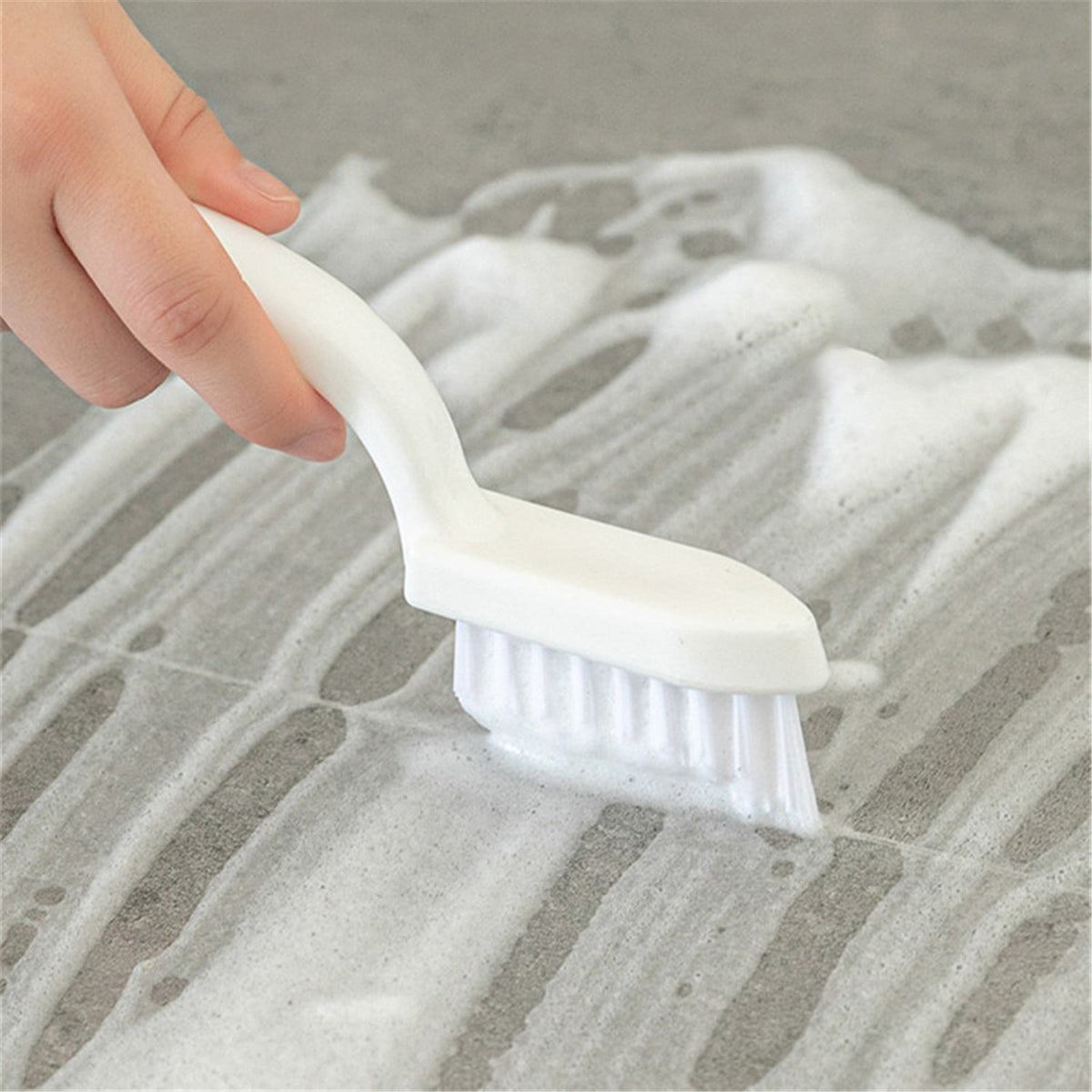 Grout and Crevice Cleaning Brushes, V-Shaped Stiff Bristles, 2 Pack - Image 3