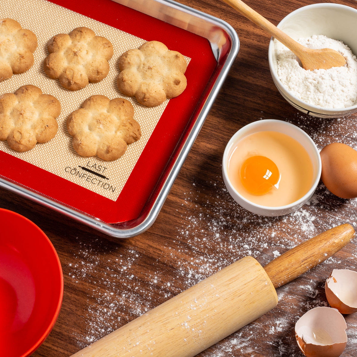 Non-Stick Silicone Baking Mats, 8.5 x 11.5 Inches, Set of 2 - Image 5