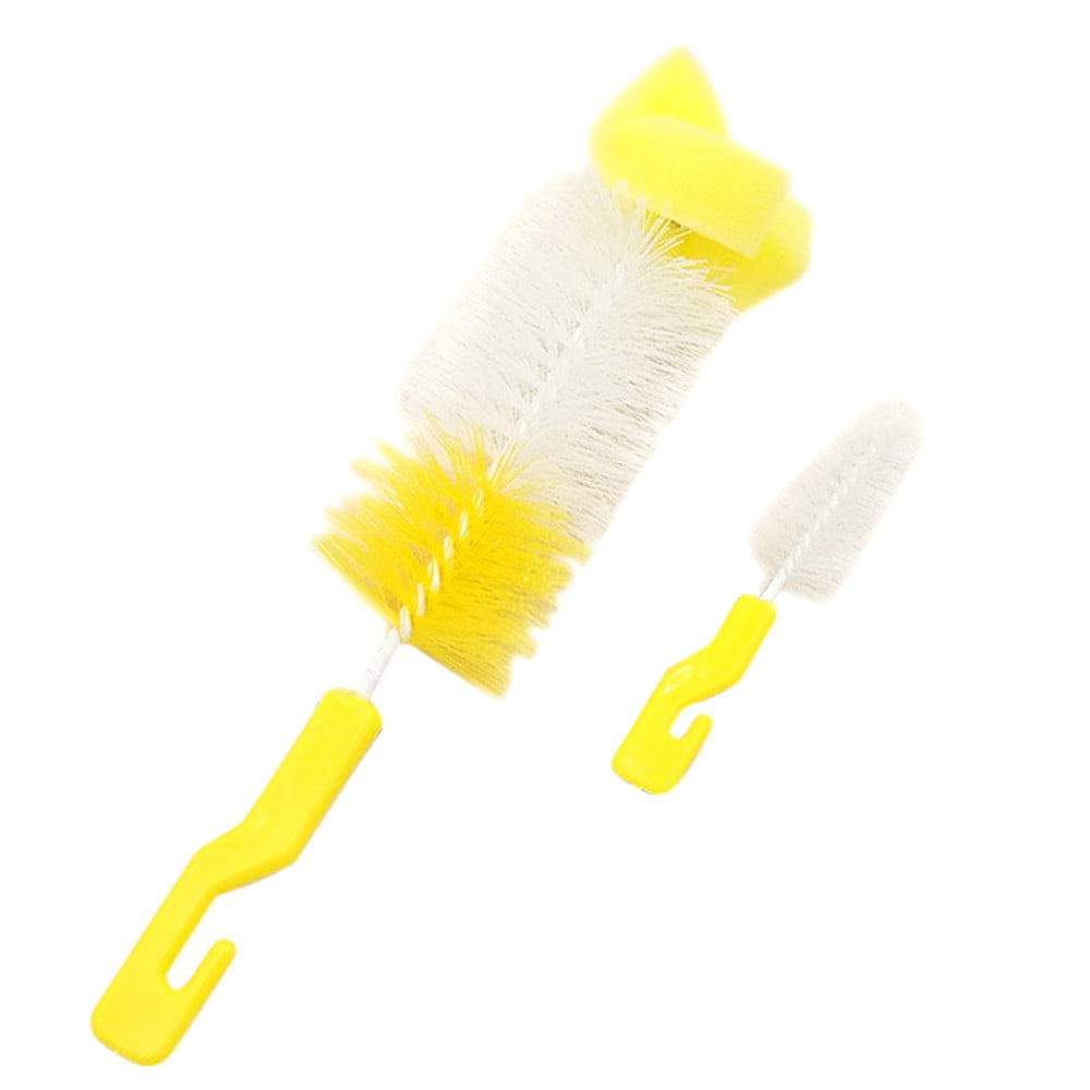 Bottle and Spout Cleaning Brush Set, 2 Pieces, Nylon Bristles, Assorted Colours - Image 3
