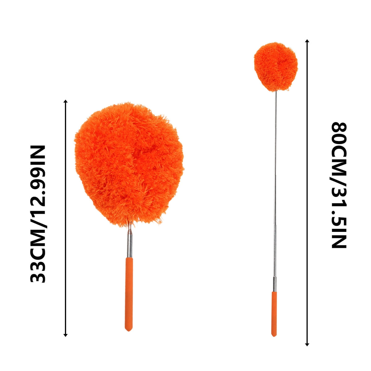 Extendable Microfiber Duster with Bendable Head for Ceiling Fans and Blinds - Image 3
