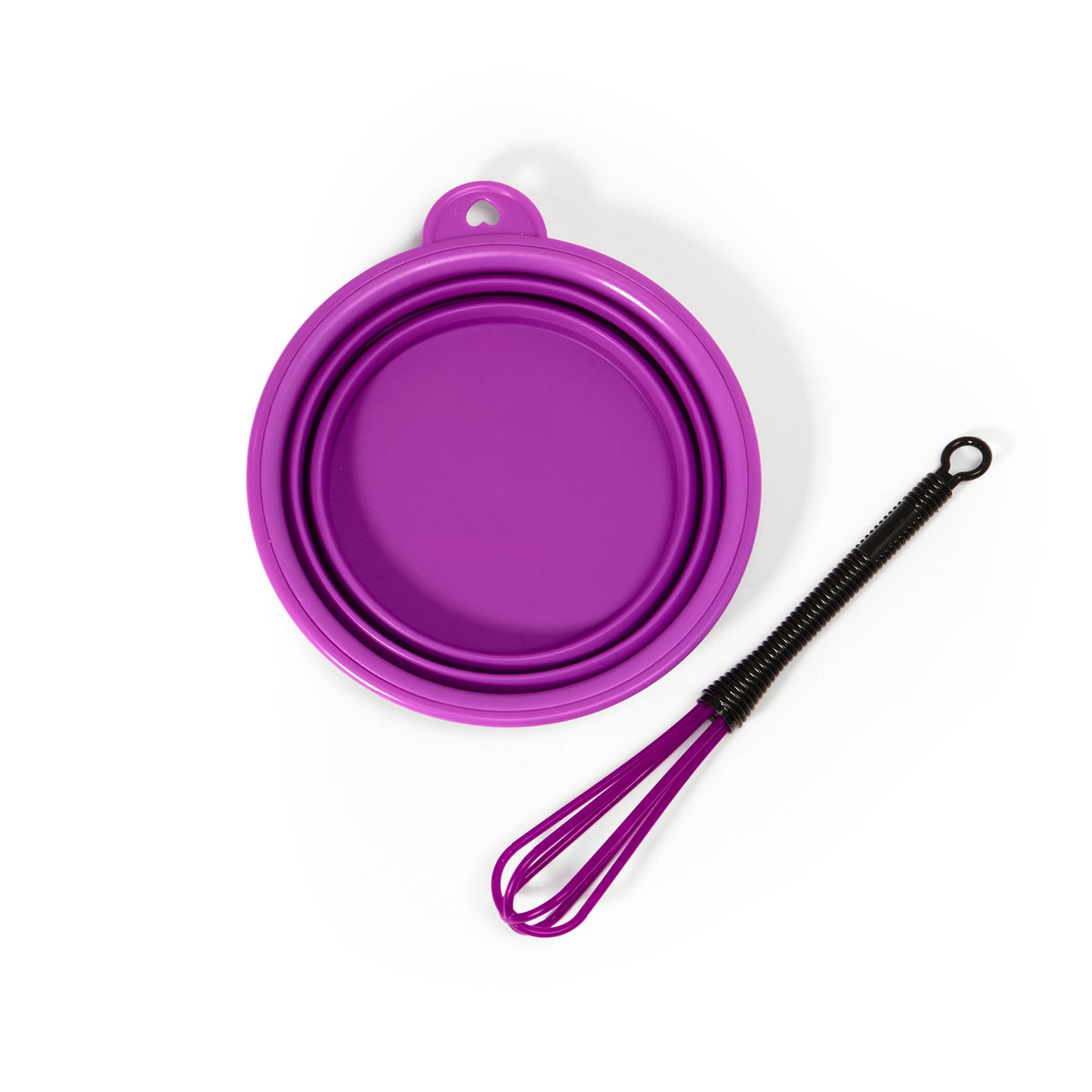 Collapsible Silicone Mixing Bowl and Whisk Set for Hair Colour and Treatments - Image 3