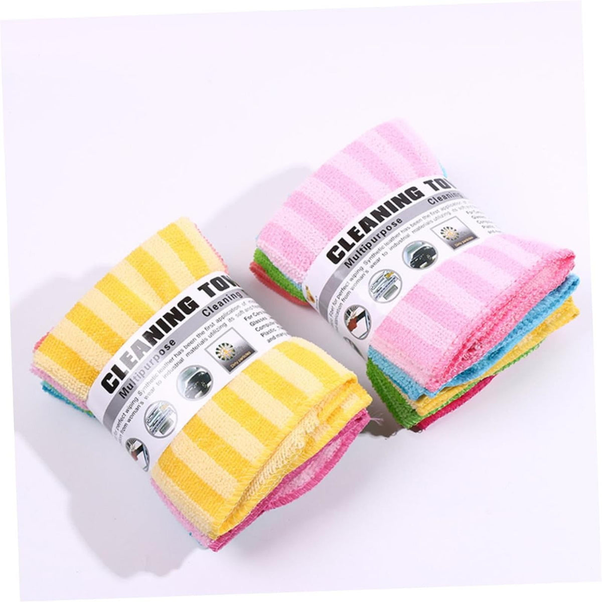 Microfiber Cleaning Cloths, 10 Pack, Lint-Free Reusable Rags for Kitchen and Car - Image 5