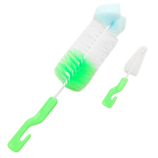 Bottle and Spout Cleaning Brush Set, 2 Pieces, Nylon Bristles, Assorted Colours