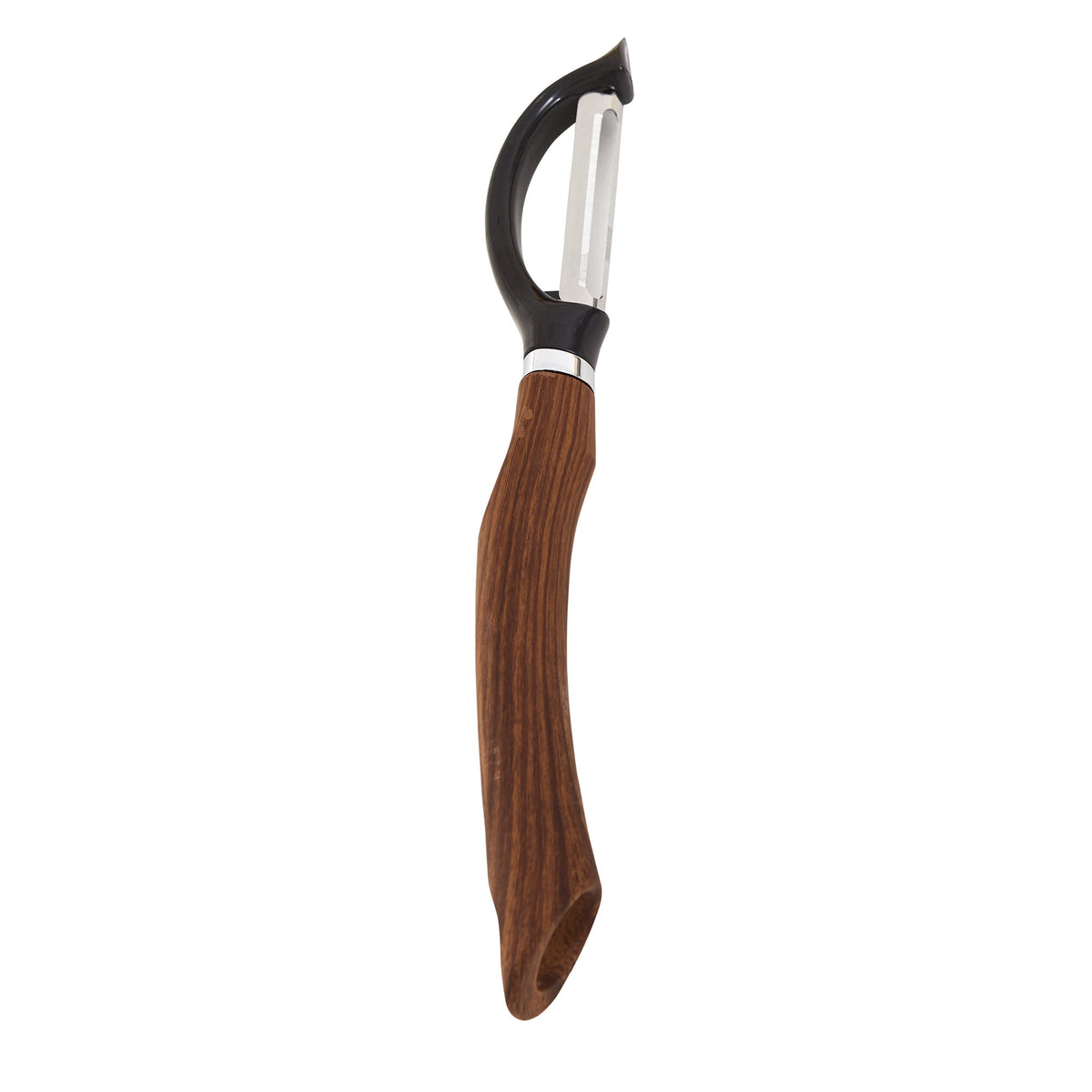 Swivel Vegetable Peeler with Wood-Look Handle, 8 Inch, Stainless Steel, 2 Pack