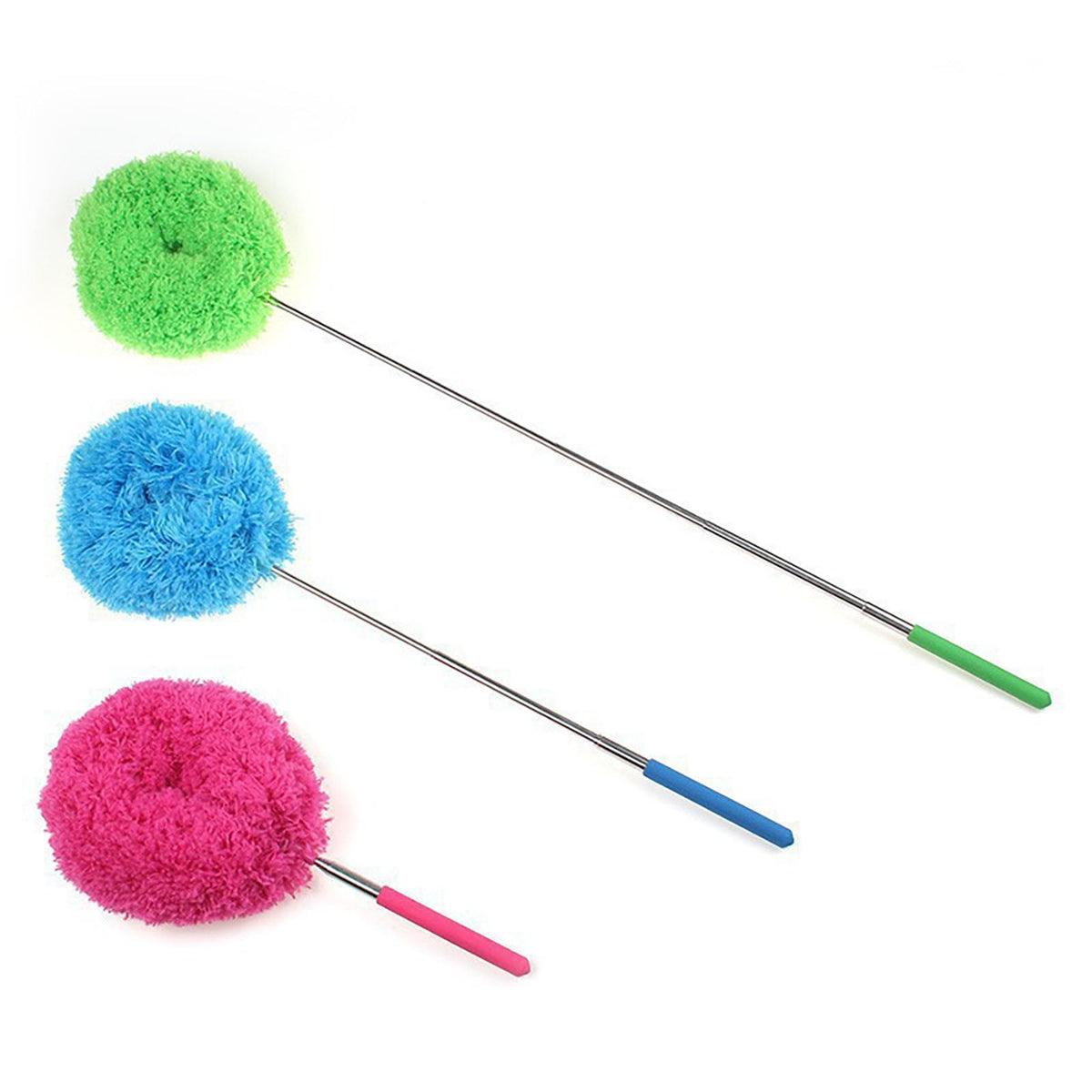 Extendable Microfiber Duster with Bendable Head for Ceiling Fans and Blinds - Image 6