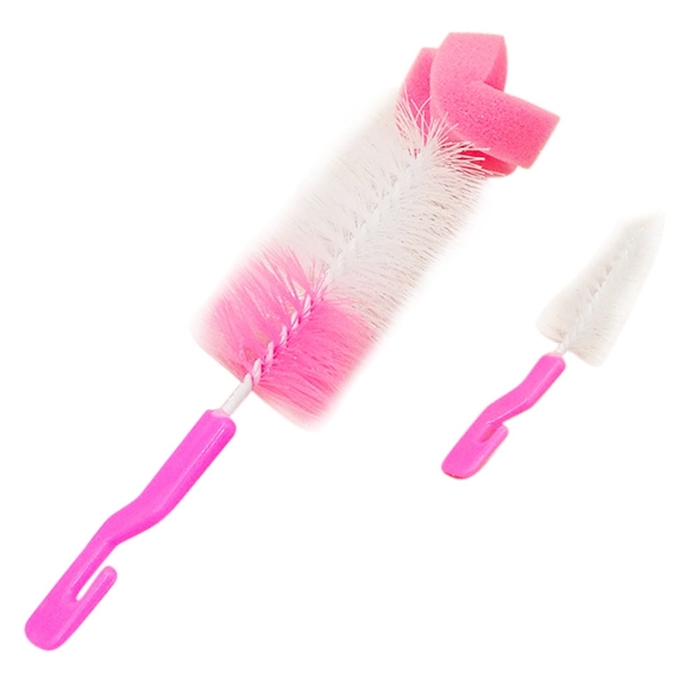 Bottle and Spout Cleaning Brush Set, 2 Pieces, Nylon Bristles, Assorted Colours - Image 5