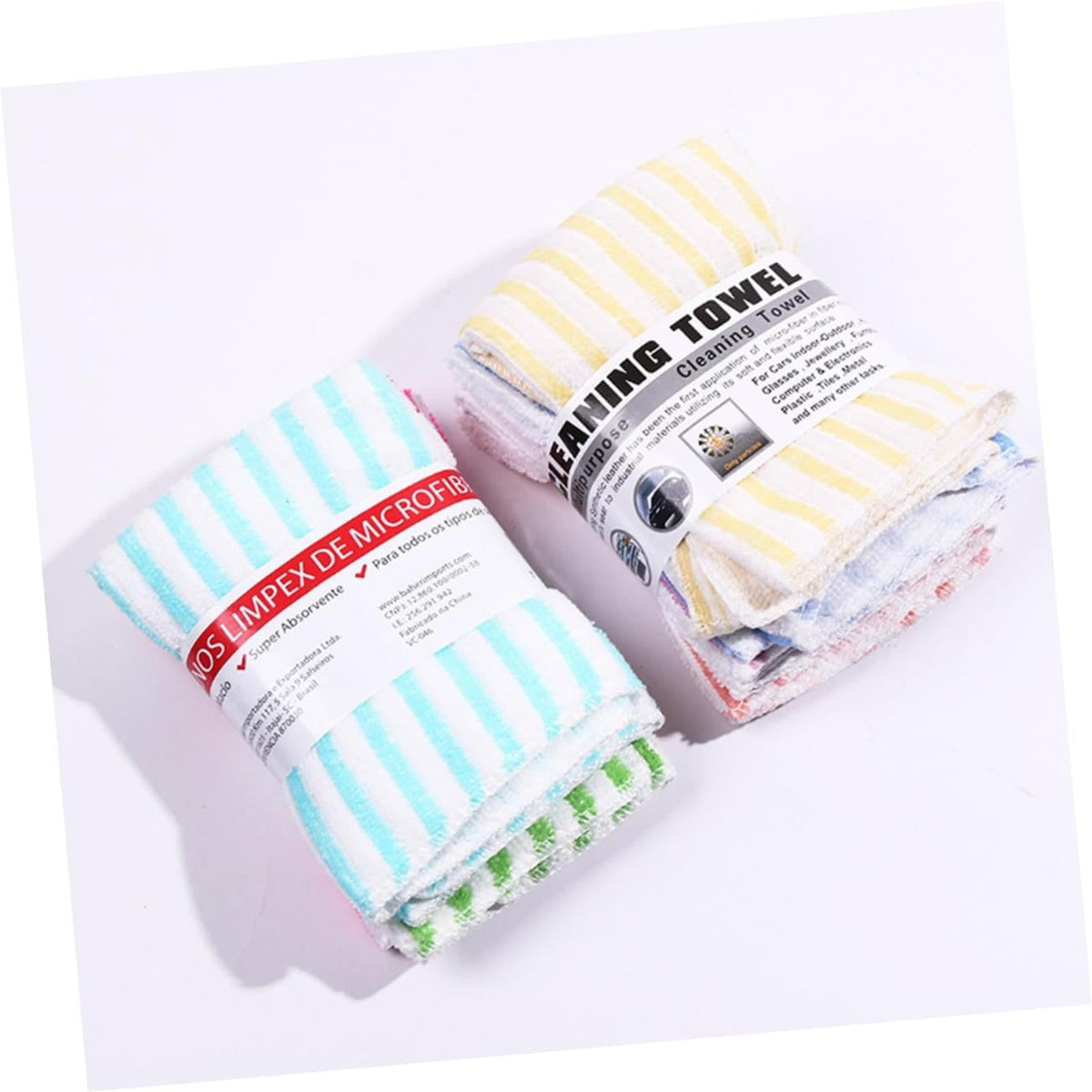 Microfiber Cleaning Cloths, 10 Pack, Lint-Free Reusable Rags for Kitchen and Car - Image 6