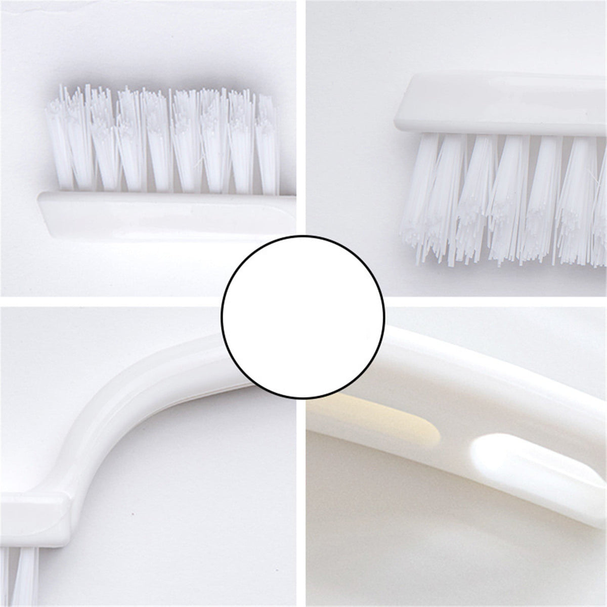 Grout and Crevice Cleaning Brushes, V-Shaped Stiff Bristles, 2 Pack - Image 5