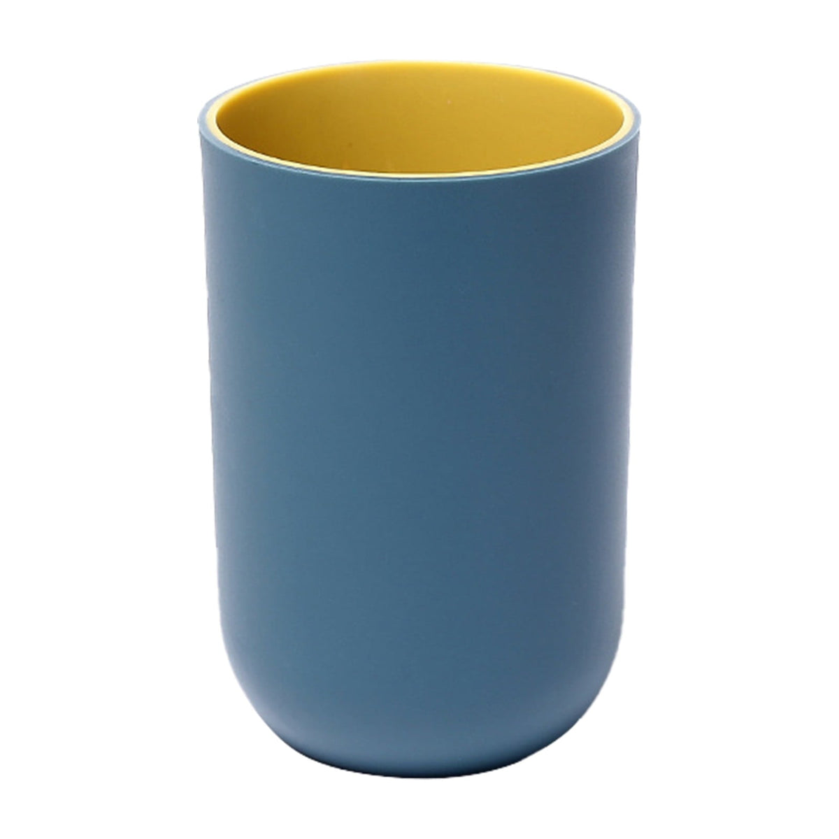 Stackable Plastic Bathroom Cup, 10 Ounce, Dark Blue