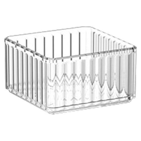 Clear Acrylic Drawer Organizer Trays, Stackable Bins for Vanity and Bathroom Drawers